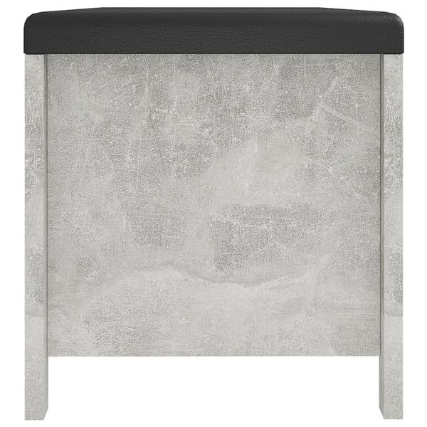 Säilytyslaatikko betoninharmaa 105x40x45 cm tekninen puu