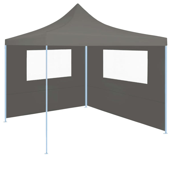 3070423 vidaXL Gazebo Sidewall with Windows 4x2 m Anthracite (315312)