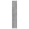 Kirjahylly betoninharmaa 60x35x180 cm tekninen puu