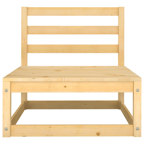 2-osainen Puutarhasohvasarja tyynyillä täysi mänty