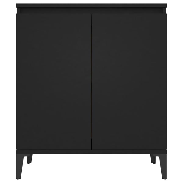 Senkki musta 60x35x70 cm tekninen puu