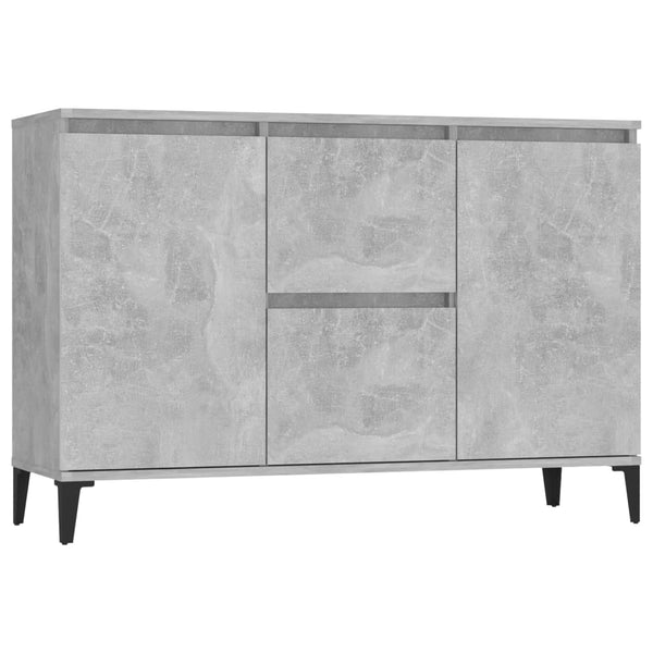 Senkki betoninharmaa 104x35x70 cm tekninen puu