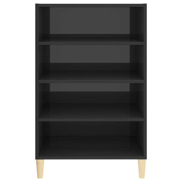 Senkki korkeakiilto harmaa 57x35x90 cm tekninen puu