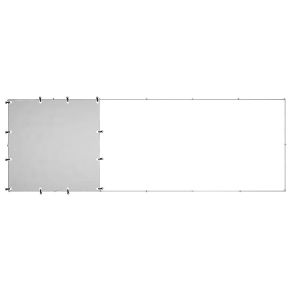 Koiranhäkki hopea 330x110x110 cm teräs