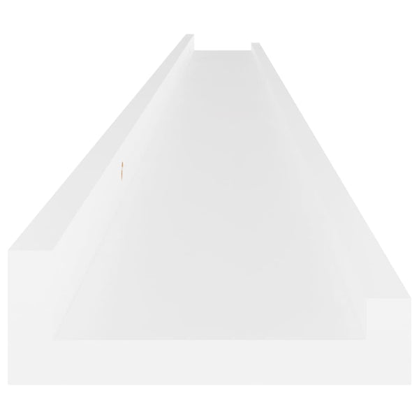 Seinähyllyt 2 kpl valkoinen 115x9x3 cm