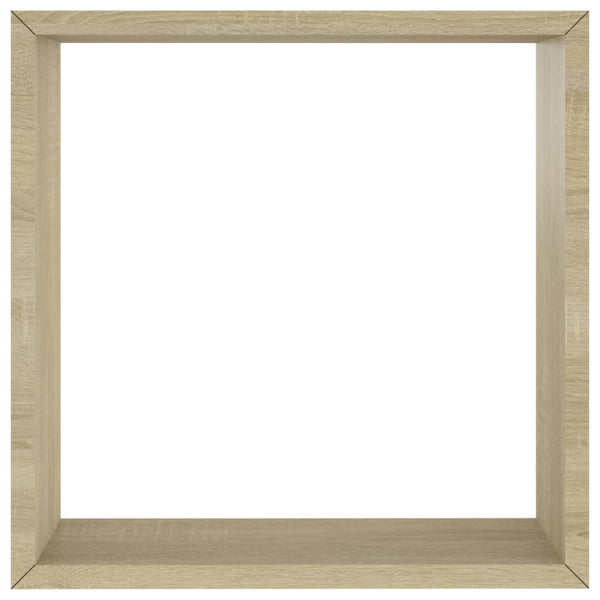 Kuutioseinähyllyt 3 kpl Sonoma-tammi