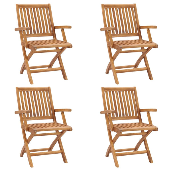 Kokoontaitettavat puutarhatuolit Lolita (4 kpl tiikki)