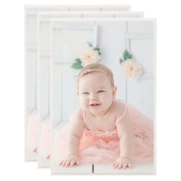 Valokuvakehyskollaasi 3 kpl seinälle/pöydälle hopea 70x90cm MDF