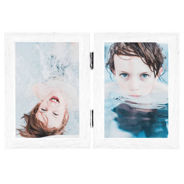2-osainen Valokuvakehyskollaasi valkoinen 2x(13x18 cm)