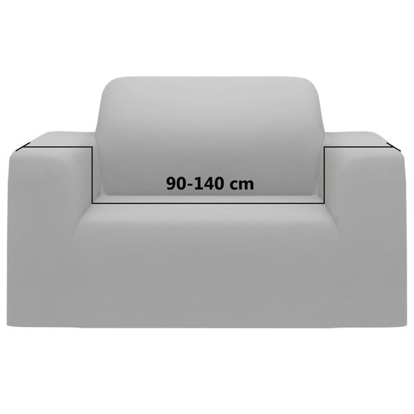 Venyvä Sohvan Suojapäällinen Harmaa Polyesteri