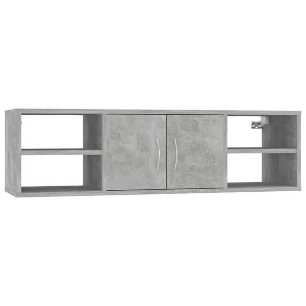 Seinähylly betoninharmaa 102x30x29 cm tekninen puu