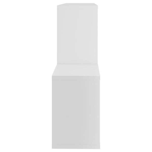 Seinähylly valkoinen 100x18x53 cm tekninen puu