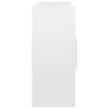 Senkki korkeakiilto valkoinen 105x30x70 cm tekninen puu