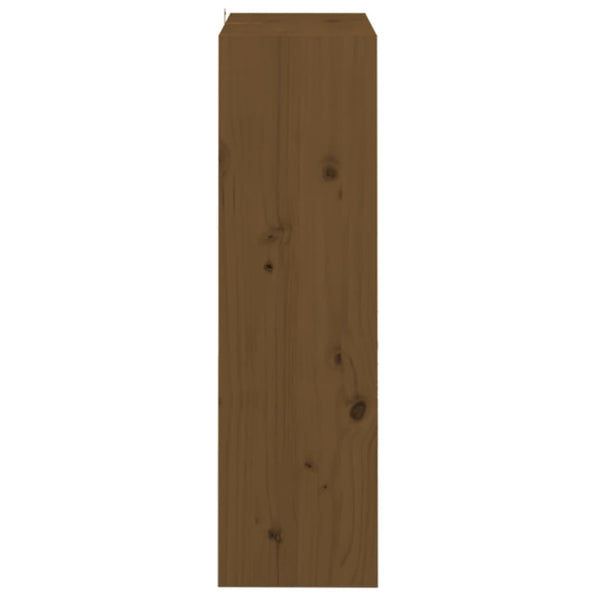 Kirjahylly/tilanjakaja hunajanruskea 60x30x103,5 cm täysi mänty