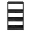 Kirjahylly/tilanjakaja musta 60x30x103,5 cm täysi mänty