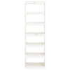 Kirjahylly/tilanjakaja valkoinen 60x30x199,5 cm täysi mänty