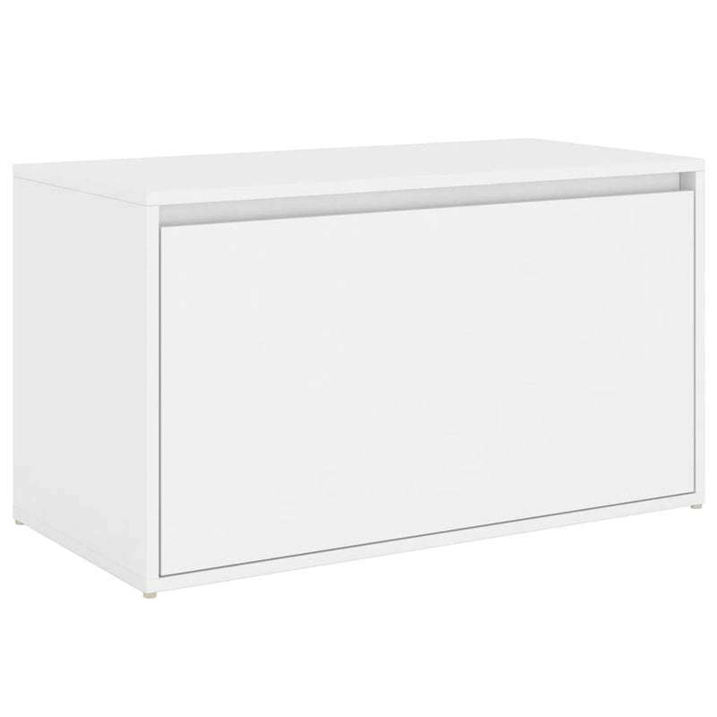 Valkoinen eteisen penkki Sextilia 80x40x45cm (puinen)