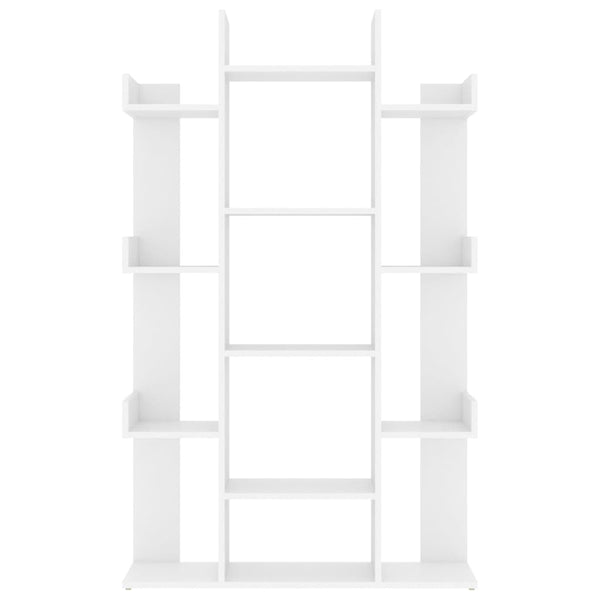 Kirjahylly valkoinen 86x25,5x140 cm tekninen puu