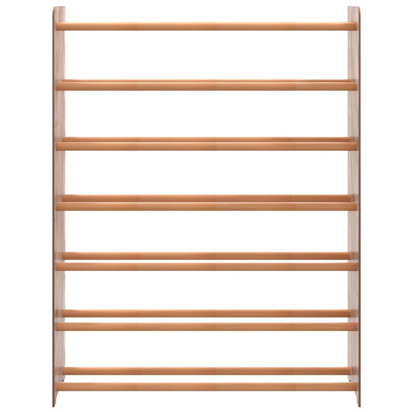 Kenkäteline ruskea 90x24x117 cm tekninen puu