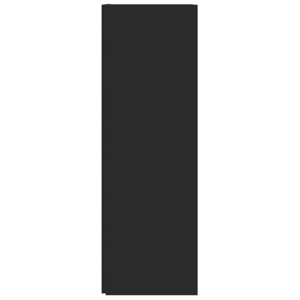 Kulmakaappi musta 33x33x100 cm tekninen puu