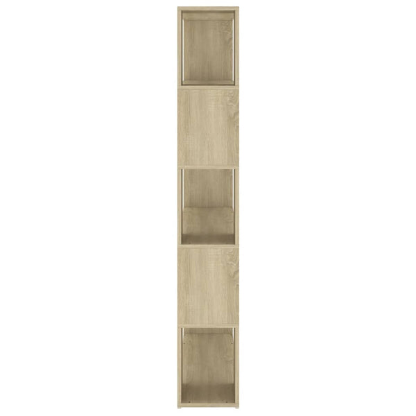 Kirjahylly/tilanjakaja Sonoma-tammi 100x24x155 cm tekninen puu