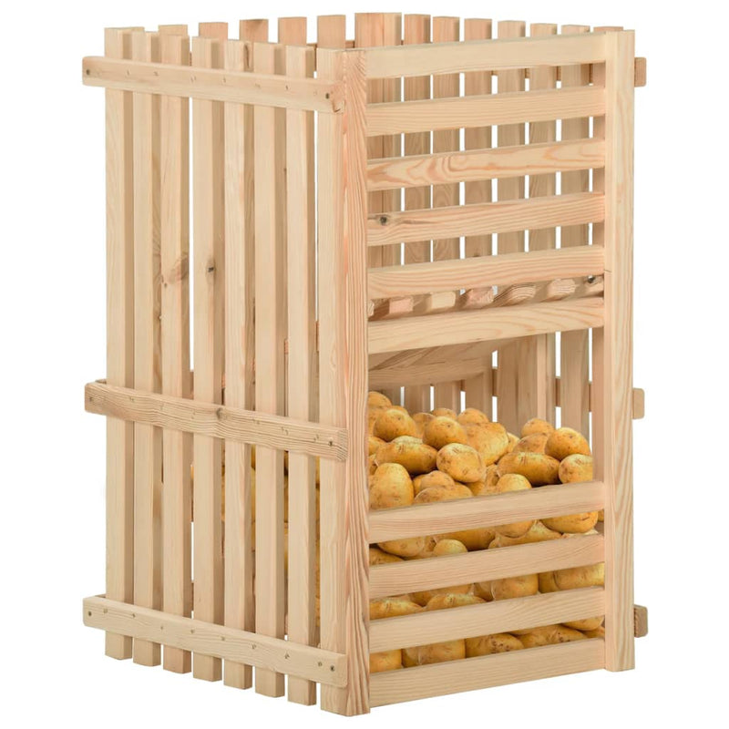 Perunalaatikko Spingos 50x50x80cm (mänty)