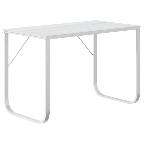 Valkoinen tietokonepöytä Marcy 110x60x73cm (lastulevy)