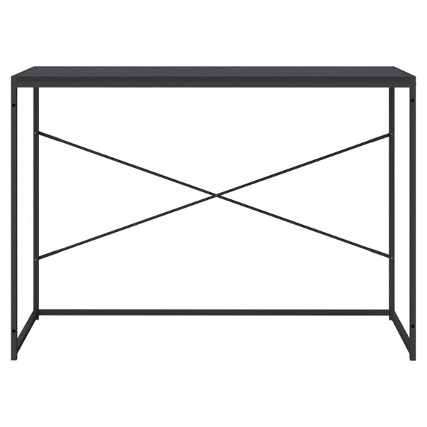 Musta tietokonepöytä Takmaji 110x60x70cm (puinen)