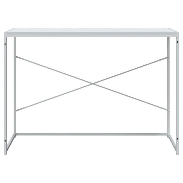 Valkoinen tietokonepöytä Takmaji 110x60x70cm (puinen)