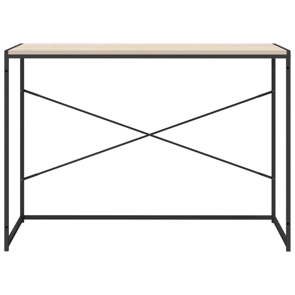 Ruskea tammi työpöytä Takmaji 110x60x70cm (puinen)