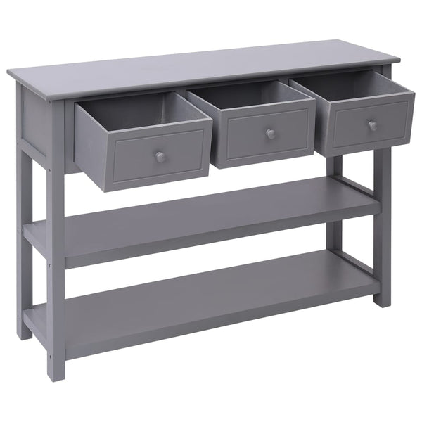 Senkki harmaa 108x30x76 cm täysi keisaripuu