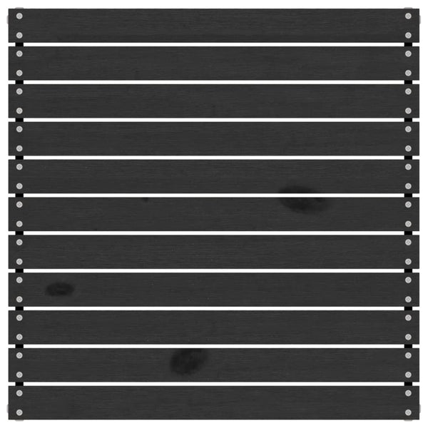 4-osainen Puutarhasohvasarja täysi mänty musta