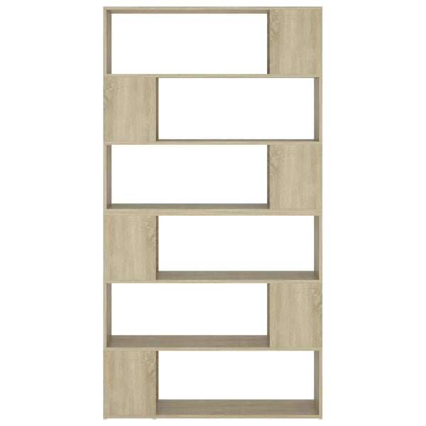 Kirjahylly/tilanjakaja Sonoma-tammi 100x24x188 cm