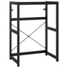 Kylpyhuoneen pesualtaan kehys musta 59x38x83 cm rauta