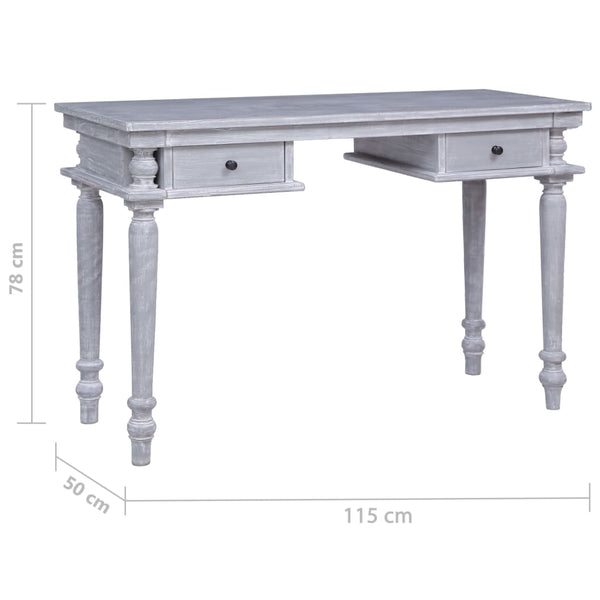 Työpöytä 115x50x78 cm täysi mahonki