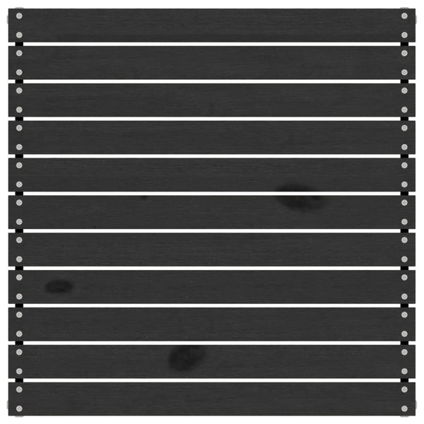 3-osainen Puutarhasohvasarja tyynyillä musta täysi mänty