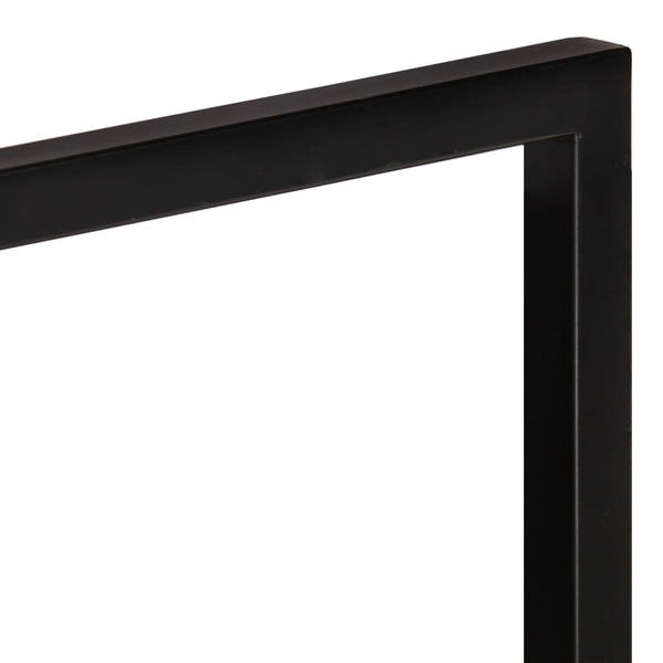 Seinähyllyt 2 kpl 80x25x35 cm täysi akasiapuu ja teräs