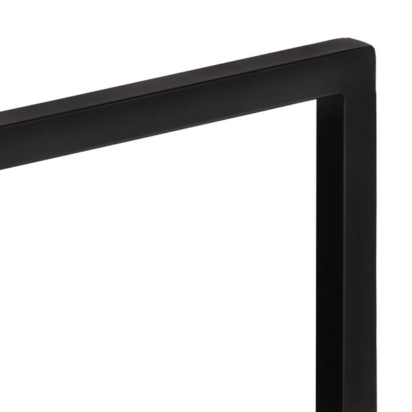 Seinähyllyt 2 kpl 60x25x35 cm täysi akasiapuu ja teräs