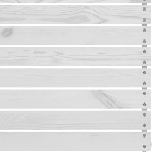 4-osainen Puutarhasohvasarja valkoinen täysi mänty