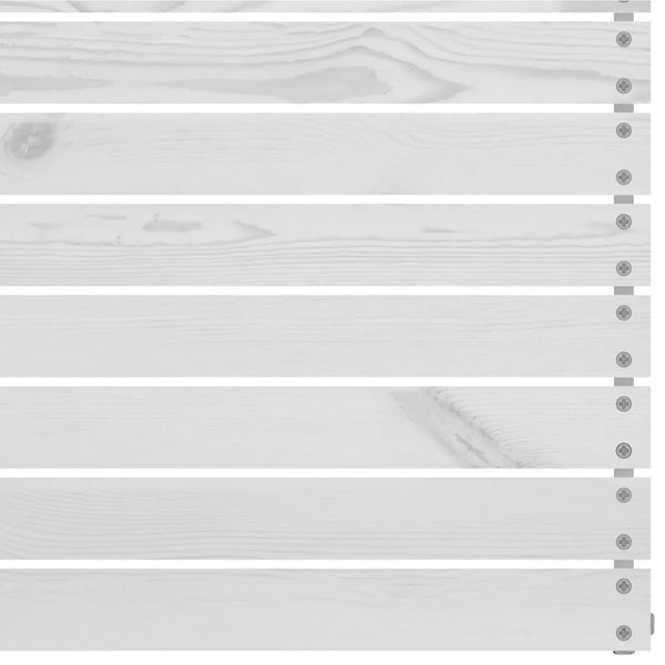 5-osainen Puutarhasohvasarja valkoinen täysi mänty