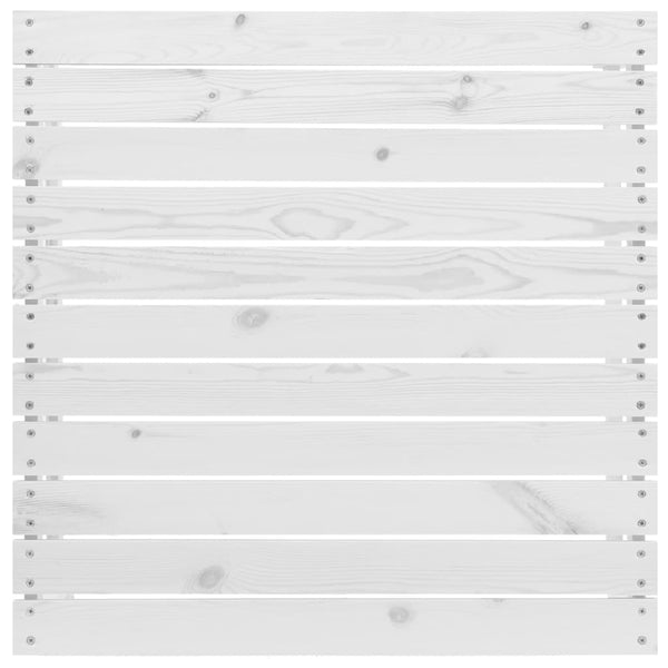 5-osainen Puutarhasohvasarja valkoinen täysi mänty