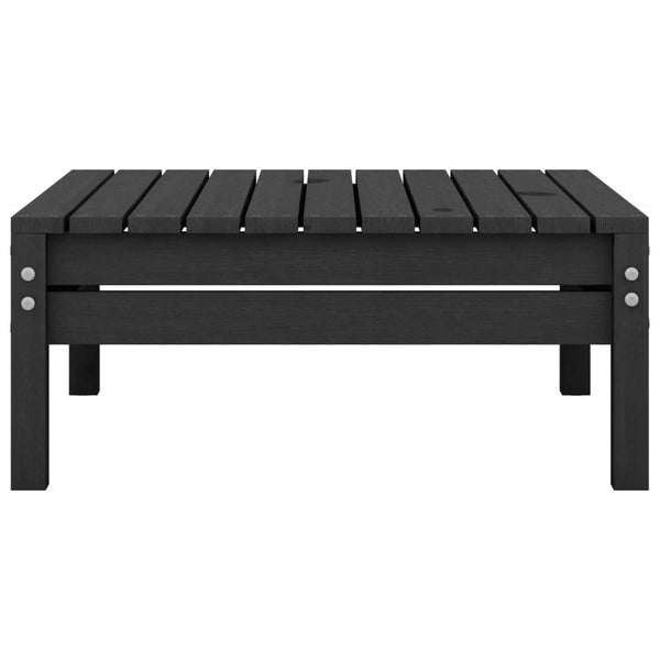 5-osainen Puutarhasohvasarja musta täysi mänty