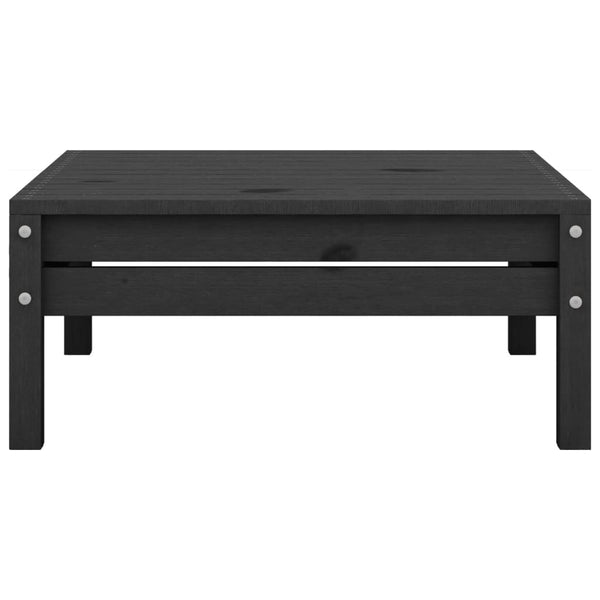 Musta puutarhasohvasarja Pancrat (3-osainen, mänty)