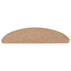 Itsekiinnittyvät porrasmatot 15 kpl 56x17x3 cm beige