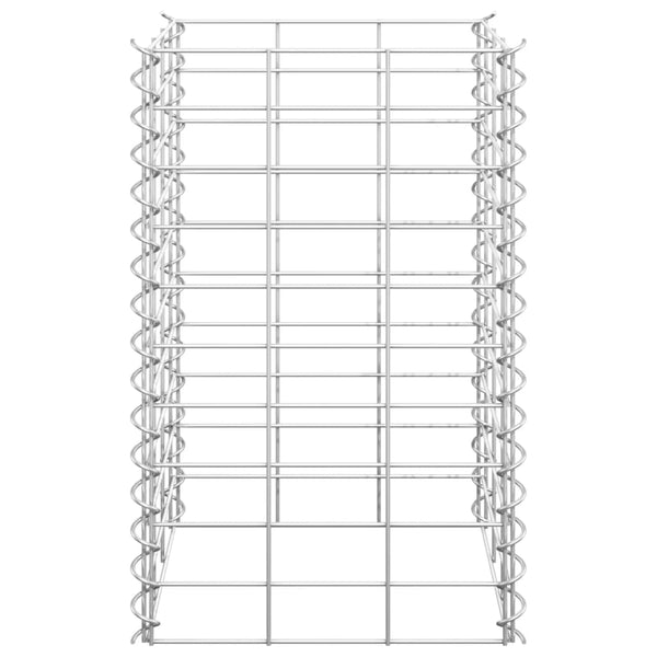 Korotetut kivikorit 3 kpl 30x30x50 cm rauta