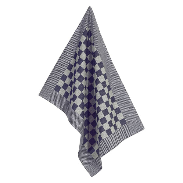 Keittiöpyyhkeet 50 kpl sininen ja valkoinen 50x70 cm puuvilla