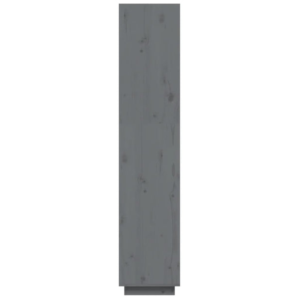 Kirjahylly/tilanjakaja harmaa 40x35x167 cm täysi mänty