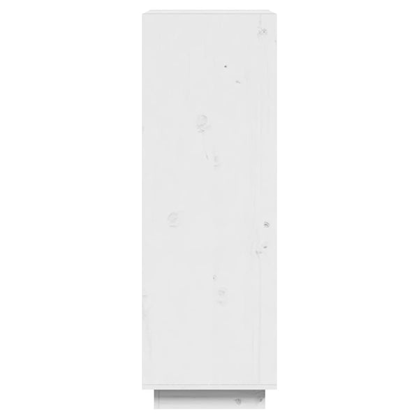 Kirjahylly/tilanjakaja valkoinen 60x35x103 cm täysi mänty