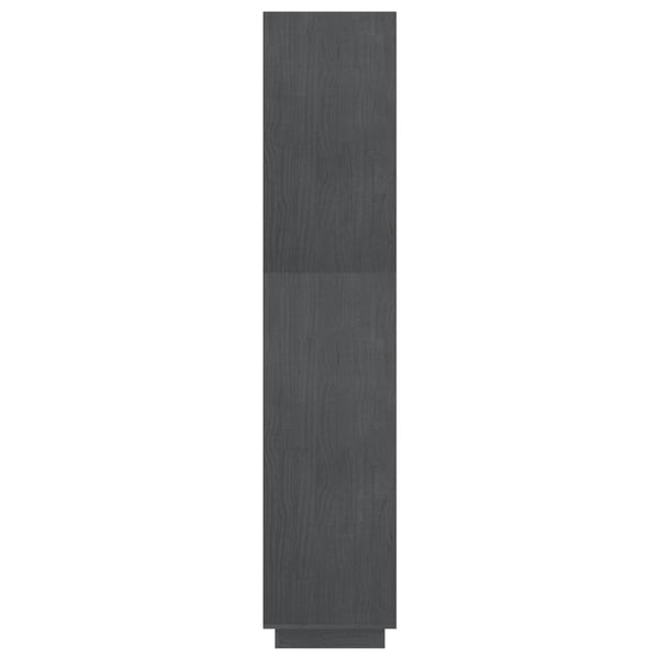 Kirjahylly/tilanjakaja harmaa 80x35x167 cm täysi mänty