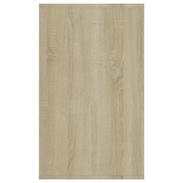 Senkki 3 vetolaatikolla Sonoma-tammi 120x41x75 cm tekninen puu